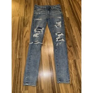 American Eagle Women's‎ Sz 6 Jeans Jegging N(E)xt Level Stretch